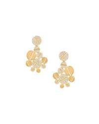 Joanna Laura Constantine - Metallic Multi Nail Earrings - Lyst