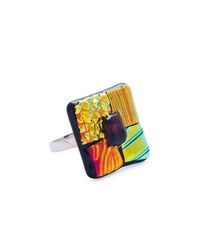 Hailstones Glass Jewels - Multicolor Doretta Fine Art Glass Ring - Lyst