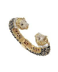 BuDhaGirl - Metallic Gold Lion Cuff Bracelet | - Lyst