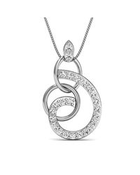 Diamoire Jewels - Metallic 18kt White Gold And Diamonds Nature Inspired Luxe Pave Earrings - Lyst
