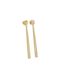Lucy Quartermaine - Multicolor Art Deco Single Strand Earrings - Lyst
