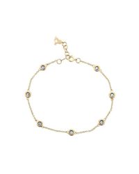 Betty Balaba - Metallic Hailstones Catching Light Sapphire Bracelet - Lyst