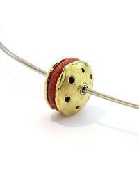 Karin Bauermeister- Bijoux Individuels - Multicolor Freeform Lentil Pendant - Lyst