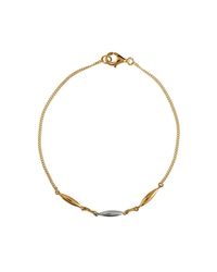 Vurchoo - Metallic Hun Pitou Yellow Gold And Silver Rice Bracelet - Lyst