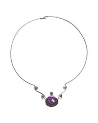 Lainey Papageorge Designs - Multicolor Underwater Cavern Neckpiece - Lyst