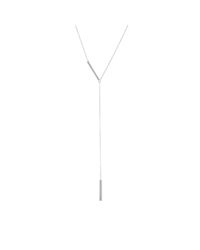AWU Fine Jewelry - Multicolor Sterling Silver Double Bar Linear Necklace | - Lyst