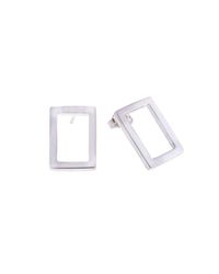ANUKA - Multicolor Koti Vertica Silverl Rectangle Earrings - Lyst