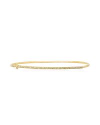 Anne Sisteron - Metallic Diana Latch Bracelet Yellow Gold - Lyst