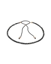 Rocks On a Rope - Unconditional Bracelet With Black Diamond - Lyst