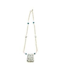 Lucy and Penny - Metallic Sonya Gold Poppy Jasper Necklace - Lyst