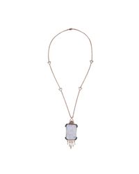 Socheec - Multicolor Double-faced Shell Cameo Necklace - Lyst