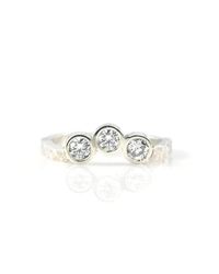 Aimee Sutanto Jewellery - Metallic Winter Lake Trinity Ring - Lyst
