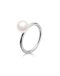 Molly & Pearl - White Pearl Stacking Ring - Lyst