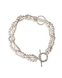 Erin Cox Jewellery - Gray Serendipity Plaited Pearl Necklace - Lyst