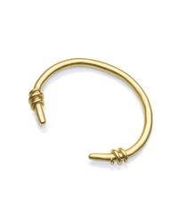 Naomi Tracz Jewellery - Metallic Wrapped End Cuff Gold Plate - Lyst