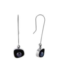 Jan D - Long Black Pearl Earrings - Lyst