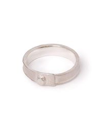 Tinsel - Multicolor Silver Rough Signet With Stone - Lyst