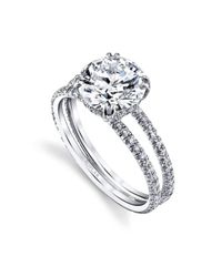 Harry Kotlar - Metallic Round Brilliant Arabesque Ring - Lyst