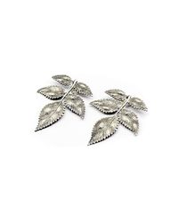 Pats Jewelry - Metallic Silver Florentine Earrings - Lyst