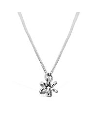 Maree London - Metallic Silver Daisy Necklace - Lyst