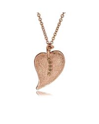Alex Soldier - Metallic 18kt Rose Gold & Champagne Diamond Pendant - Lyst