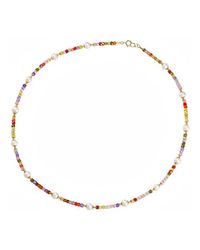 Regenz - Multicolor Flash Light Necklace - Lyst
