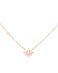 Vea Fine Jewelry - Metallic Guardian Star Necklace Rose Gold - Lyst
