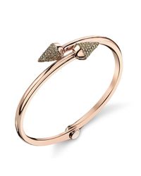 Borgioni - Metallic Small Spike Handcuff In Rose Gold - Lyst