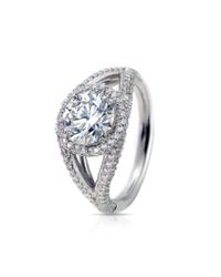 SRW - Multicolor H R H Engagement Ring - Lyst