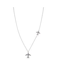 PAOLA MILANO - Metallic Follow Me White Necklace - Lyst
