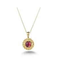 Daria de Koning - Metallic Double Orbit Pendant - Lyst