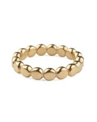 Vicky Davies - Metallic Bubble Ring Gold Chunky - Lyst