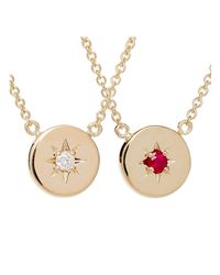 Alexis Kletjian - Metallic Lucky Star Rose Gold Necklace - Lyst