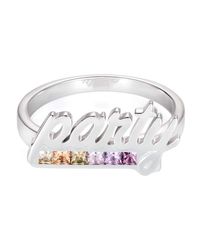 Maria Kovadi Fine Jewellery - Metallic Party Ring In White Gold With Spinels - Lyst