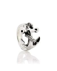 deVos Jewellery - Multicolor Side Anchor Ring - Lyst