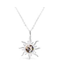 Dune Jewelry - Multicolor Sterling Sunburst Necklace - Lyst