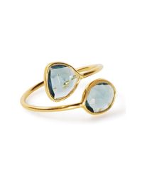 Black Betty Design Multicolor The Gemini Ring With London Topaz