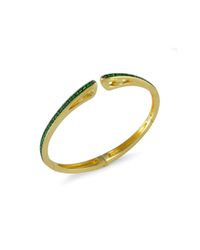 REALM - Metallic Sceptre Pave Cuff - Lyst