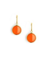 Syna - Multicolor 18kt Orange Chalcedony Chakra Earrings - Lyst