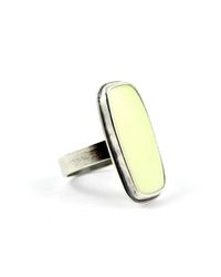 Gemspell Jewellery - Multicolor Mint Chrysoprase Ring - Lyst