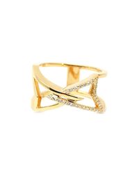 Kaych Fine Jewellery - Metallic Long Wing Ring Yellow Gold - Lyst