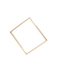 AWU Fine Jewelry - Multicolor Rose Gold Square Bangle - Lyst