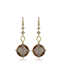 Anahita Jewelry - Metallic 18kt Yellow Gold Medallion Earrings - Lyst