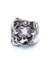 JUX Jewellery - Multicolor Rose Quartz Ring for Men - Lyst