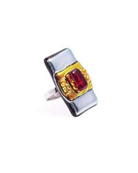Hailstones Glass Jewels - Multicolor Ousilla Jewel Ring - Lyst
