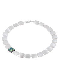 Naomi Jewelry - Metallic Blaze Singular Necklace - Lyst