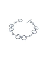 Pegasus Jewellery - Metallic Silver Snaffle Bracelet - Lyst