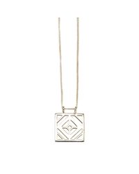 Desert Pearl - Metallic Sterling Silver Arabesque Necklace - Lyst