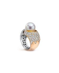 LJD Designs - Metallic Divided Ring - Lyst