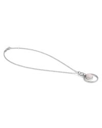 Nomination - Multicolor Grace Necklace With Zirconia And Rose Stone - Lyst